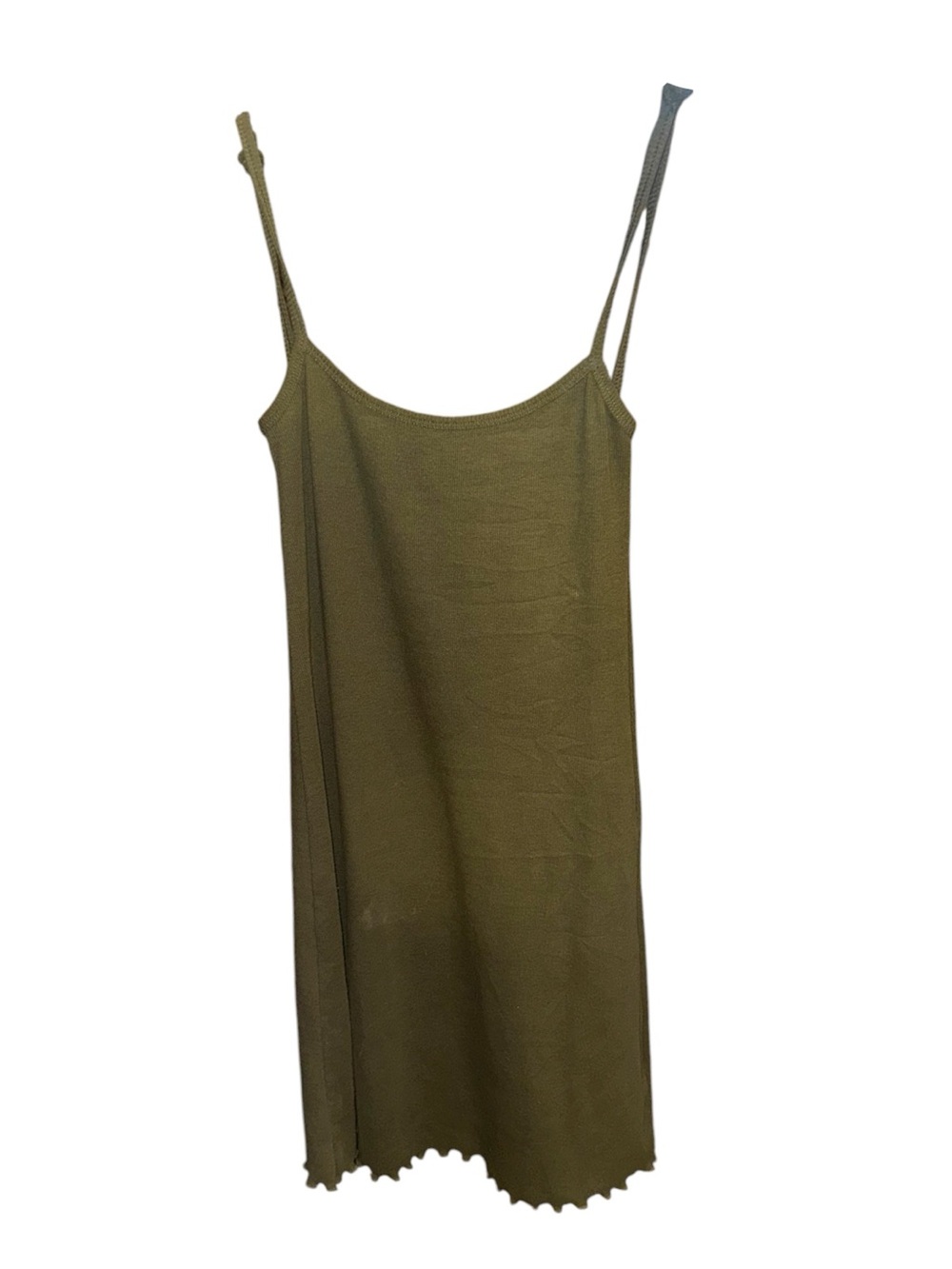 Abound Olive Green Knit Slip Dress